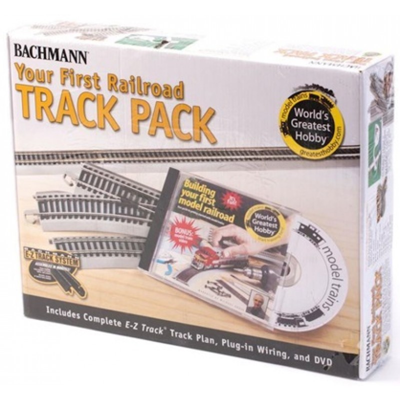 Bachmann E-Z Nikel Silver First Railroad Track Pac...