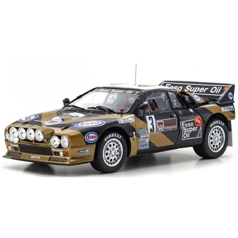 Kyosho 1/18 Lancia Rally 037 1985 Targa Florio Die...