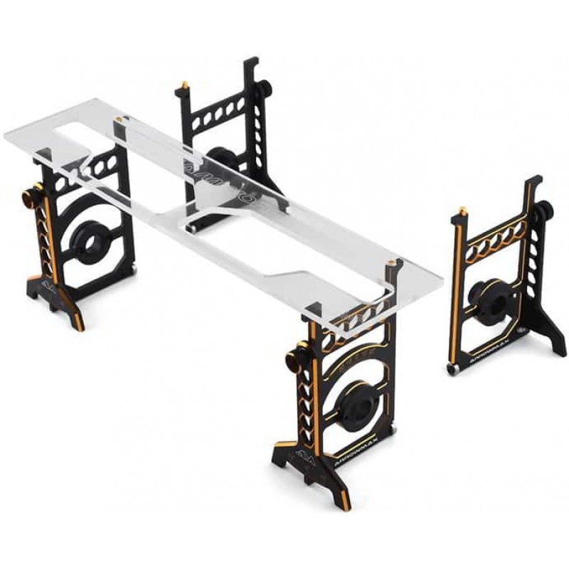 AM Arrowmax Black Golden 1/8 On-Road Set-Up System...