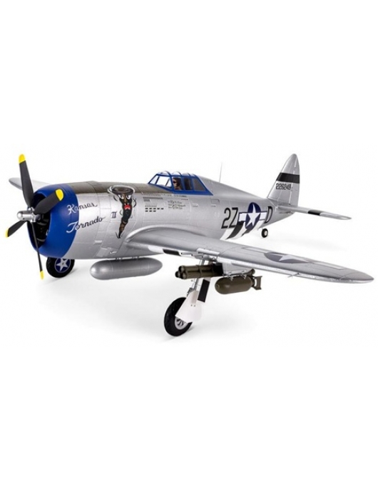 E-flite P-47 Razorback PNP Electric Airplane 1.2m E-flite P-47 Razorback PNP Electric Airplane 1.2m