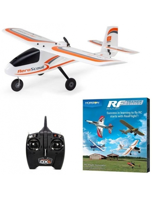 HobbyZone AeroScout S2 1.1m RTF Trainer Electric Airplane HobbyZone AeroScout S2 1.1m RTF Trainer Electric Airplane