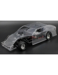 1RC Racing Dirt Modified 2.0 1/18 Brushless RTR 2WD Oval Racer (Clear) w/2.4GHz Radio, Battery & Wall Charger