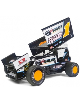 Custom Works Bullet 1/10 Electric Sprint Car Dirt Oval Kit (High Bite)