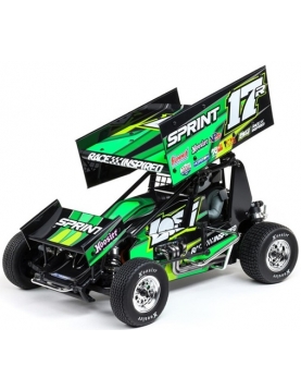 Losi 22S 1/10 Brushless 2WD RTR Sprint Car (Green) w/SLT2 2.4GHz Radio
