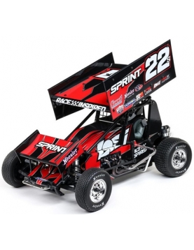 Losi 22S 1/10 Brushless 2WD RTR Sprint Car (Red) w/SLT2 2.4GHz Radio, Battery &amp; Charger