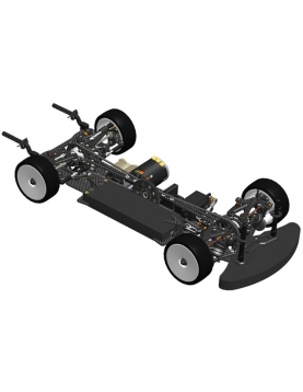 Serpent Medius X25 EP 4WD 1/10 On-Road Touring Car Kit (Carbon Chassis)