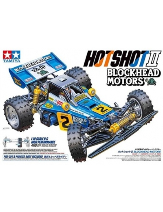 Tamiya Hotshot II Blockhead Motors 1/10 4WD Off-Road Buggy Tamiya Hotshot II Blockhead Motors 1/10 4WD Off-Road Buggy