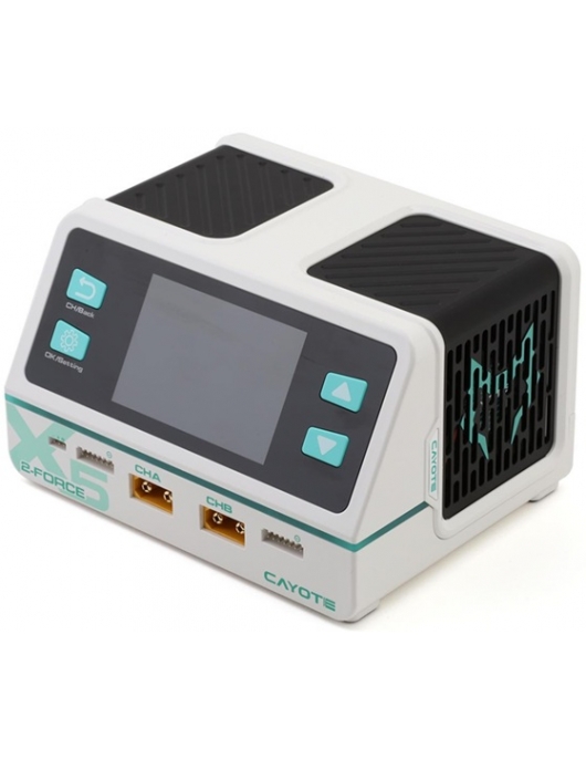 Cayote 2-Force X5 Racing Dual Battery Charger 6S 40A Cayote 2-Force X5 Racing Dual Battery Charger 6S 40A