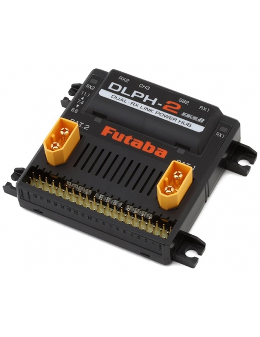 Futaba DLPH-2 Dual Link Power Hub for RC Aircraft Futaba DLPH-2 Dual Link Power Hub for RC Aircraft