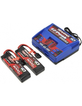 Traxxas EZ-Peak 3S "Completer Pack" Dual Multi-Chemistry Battery Charger w/Two Power Cell Batteries (5000mAh)