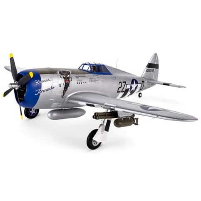 E-flite P-47 Razorback PNP Electric Airplane (1.2m...