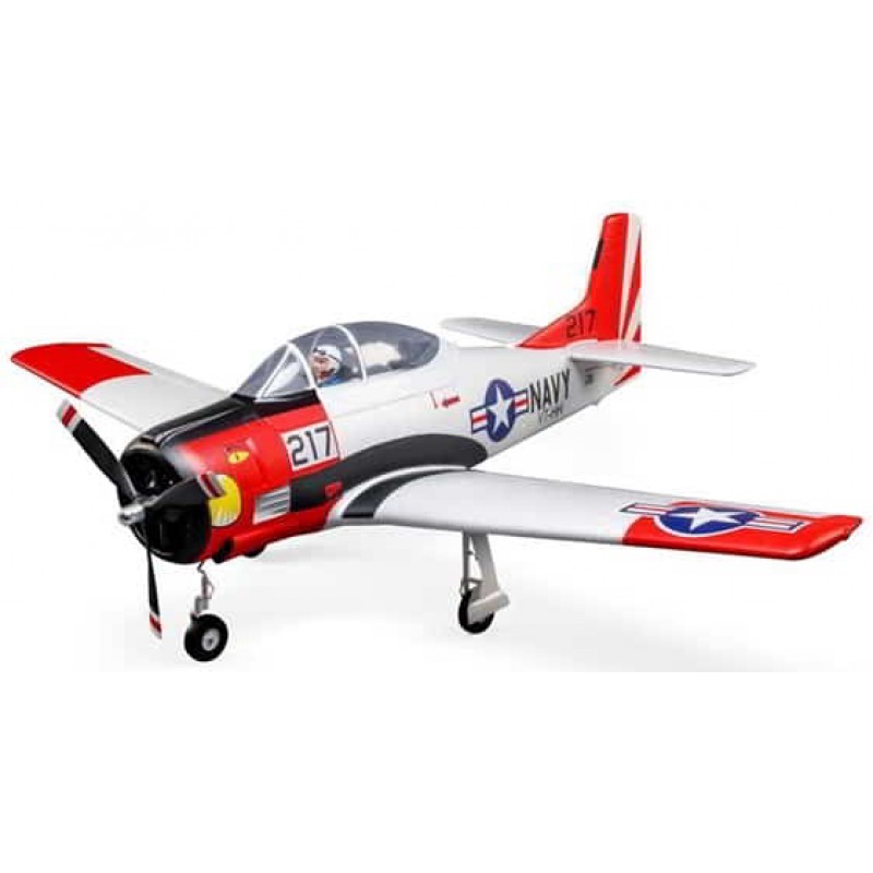 E-flite T-28 Trojan 1.2m Plug-N-Play Electric Airp...