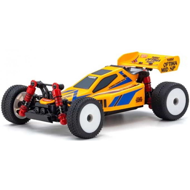 Kyosho Yellow Mini-Z Buggy Readyset Turbo Optima M...