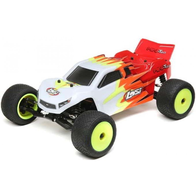 Losi Mini-T 2.0 RTR 1/18 Scale 2WD Truck (Red/Whit...