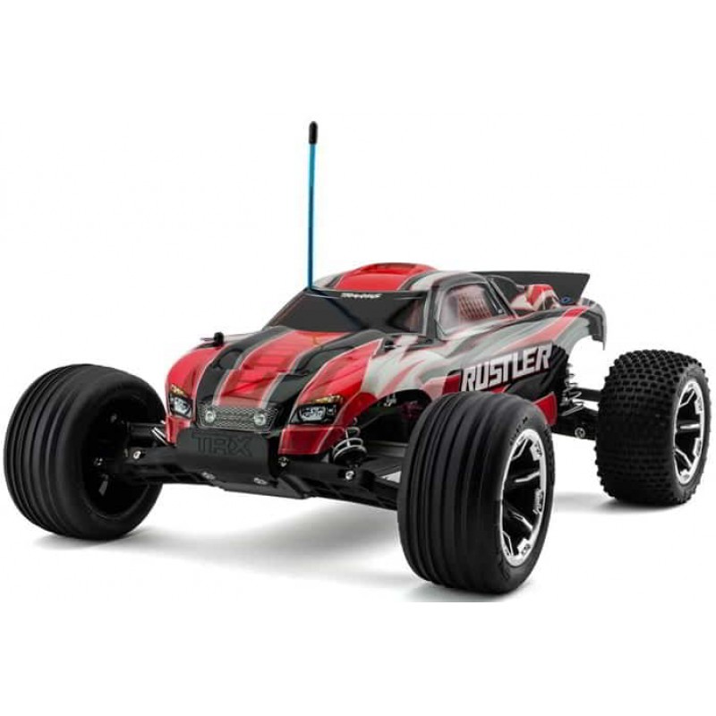 Traxxas Rustler 1/10 RTR Stadium Truck (Red) w/XL-...