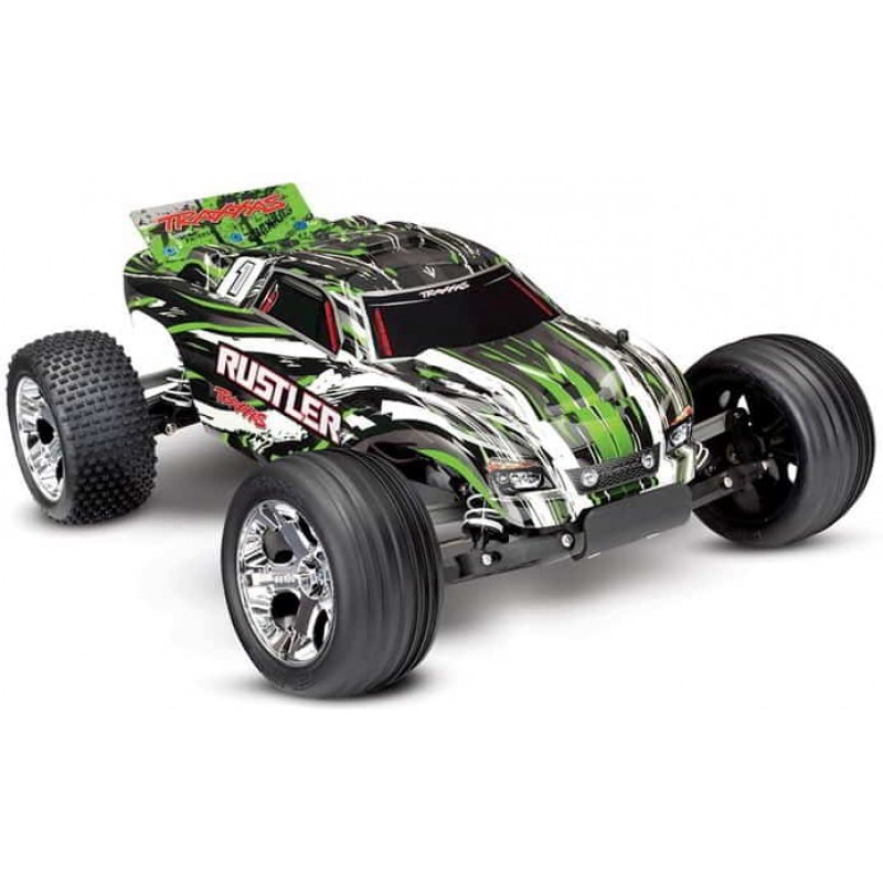 Traxxas Rustler 1/10 Stadium Truck with TQ 2.4 GHz...