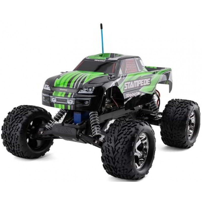 Traxxas Stampede 1/10 RTR Monster Truck (Green) w/...