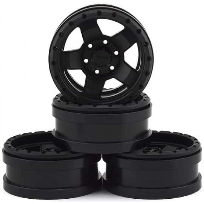 Pit Bull Tires 1.9 Raceline Combat Alum Wheels Blk...